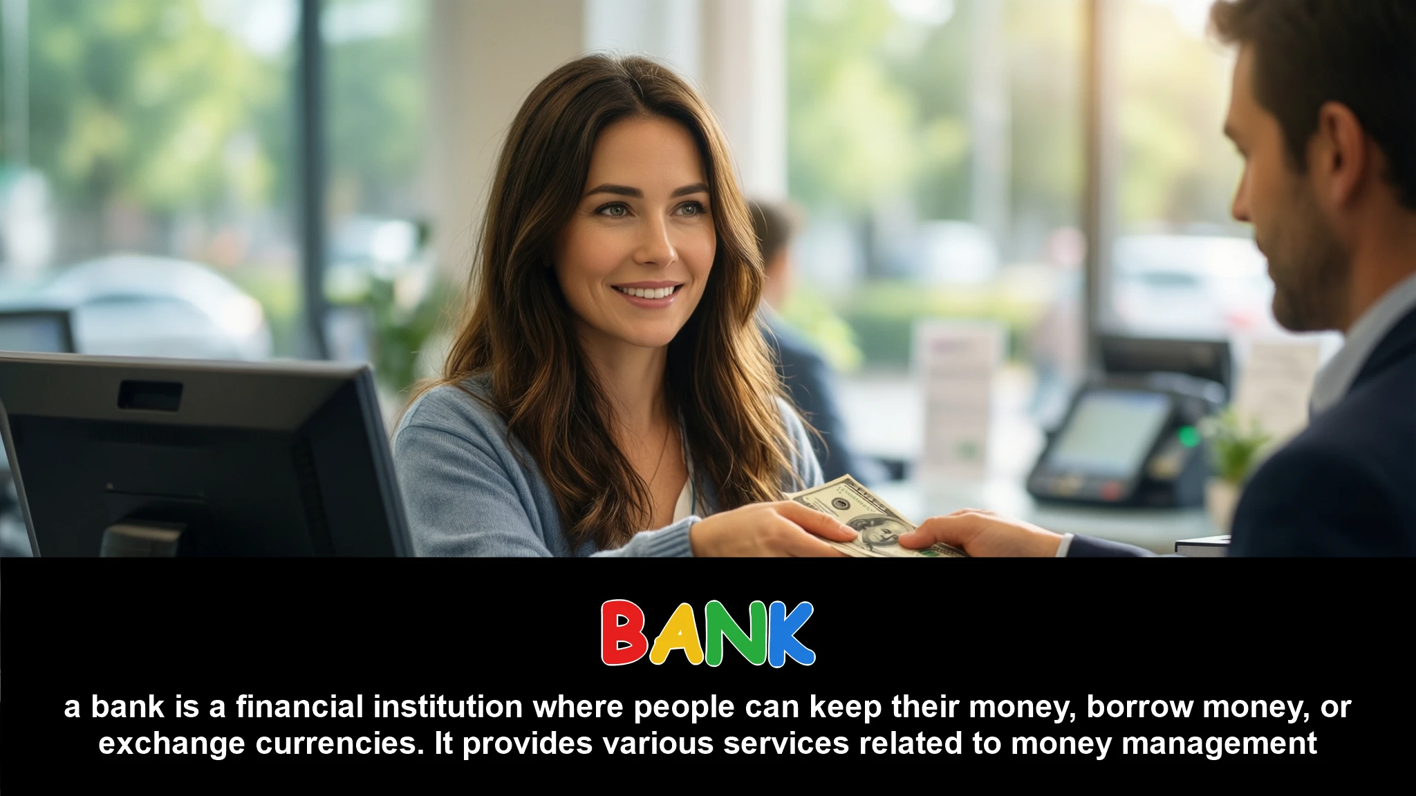 English Illustration for bank